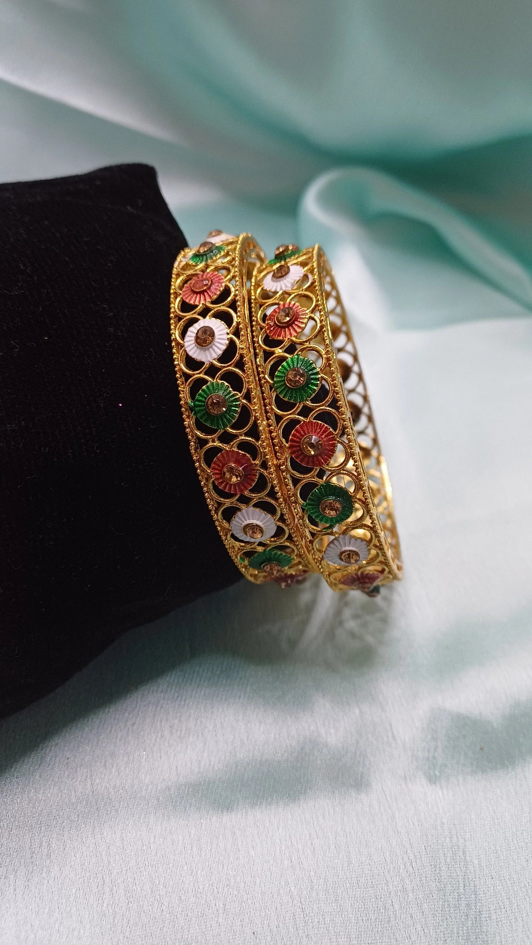 PHOOL MEENAKARI BANGLES