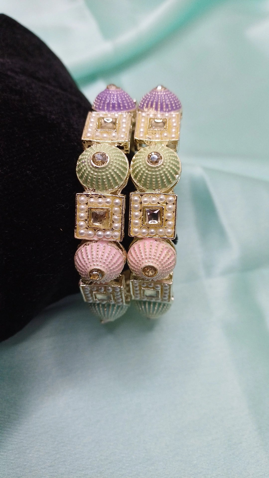 PASTEL ROYALE MEENAKARI BANGLES