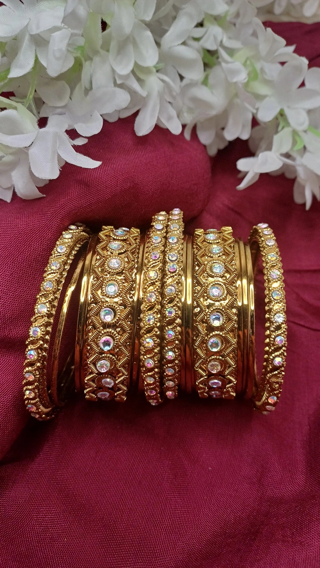 ROYAL RADIANCE BANGLES SET OF 18