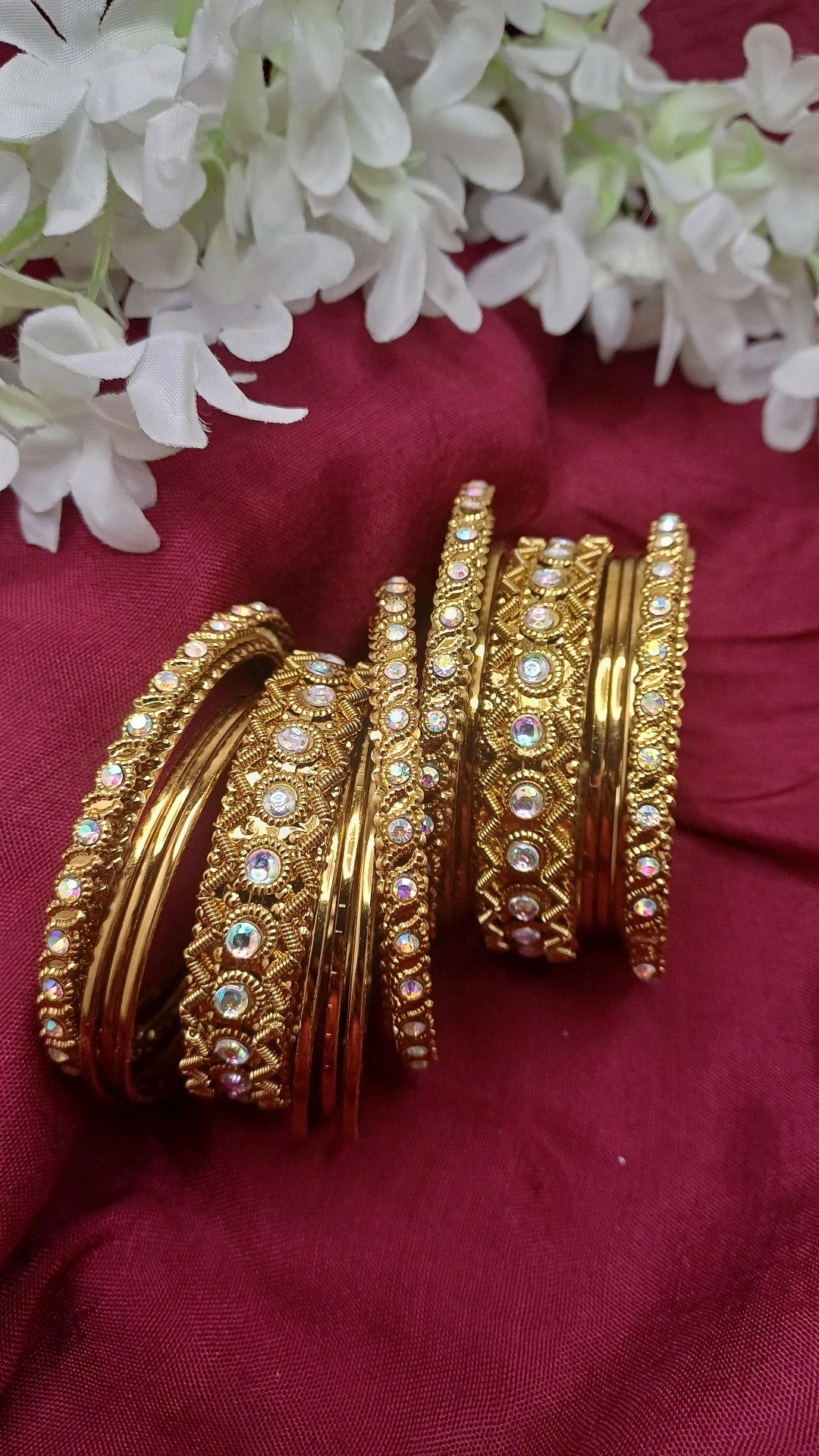 ROYAL RADIANCE BANGLES SET OF 18