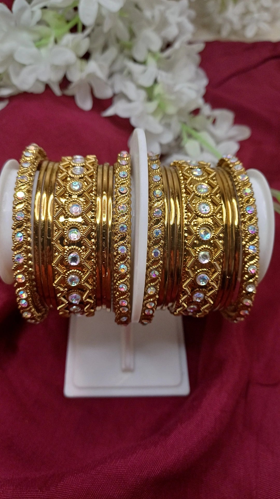 ROYAL RADIANCE BANGLES SET OF 18