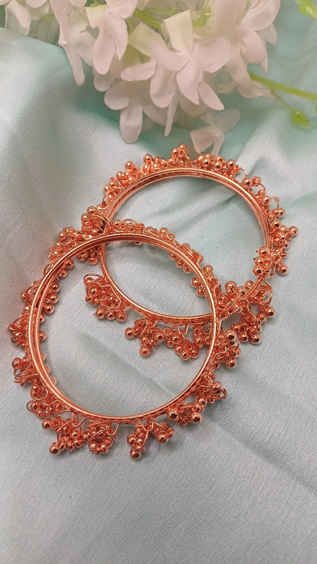 GHUNGRU ROSE GOLD BANGLES
