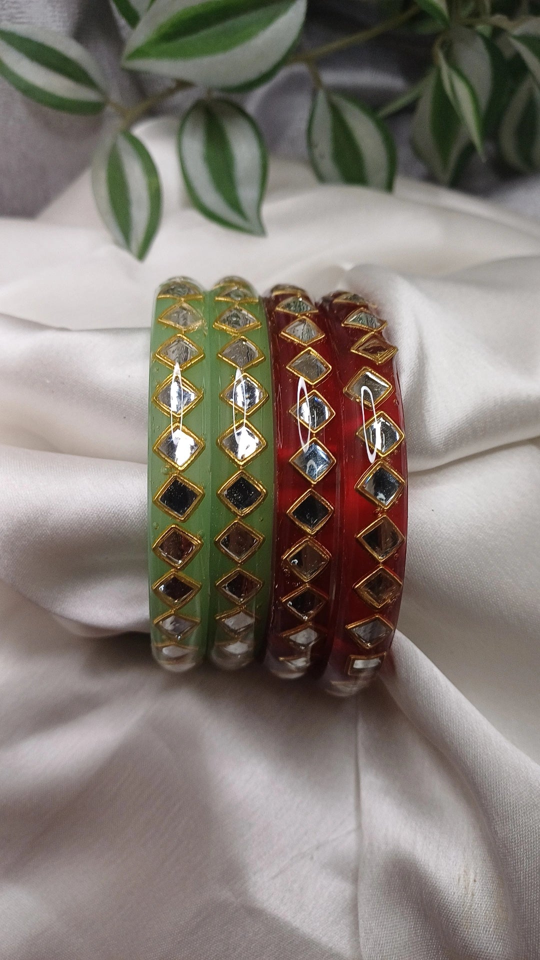 RESIN ELEGANCE GREEN N MAROON