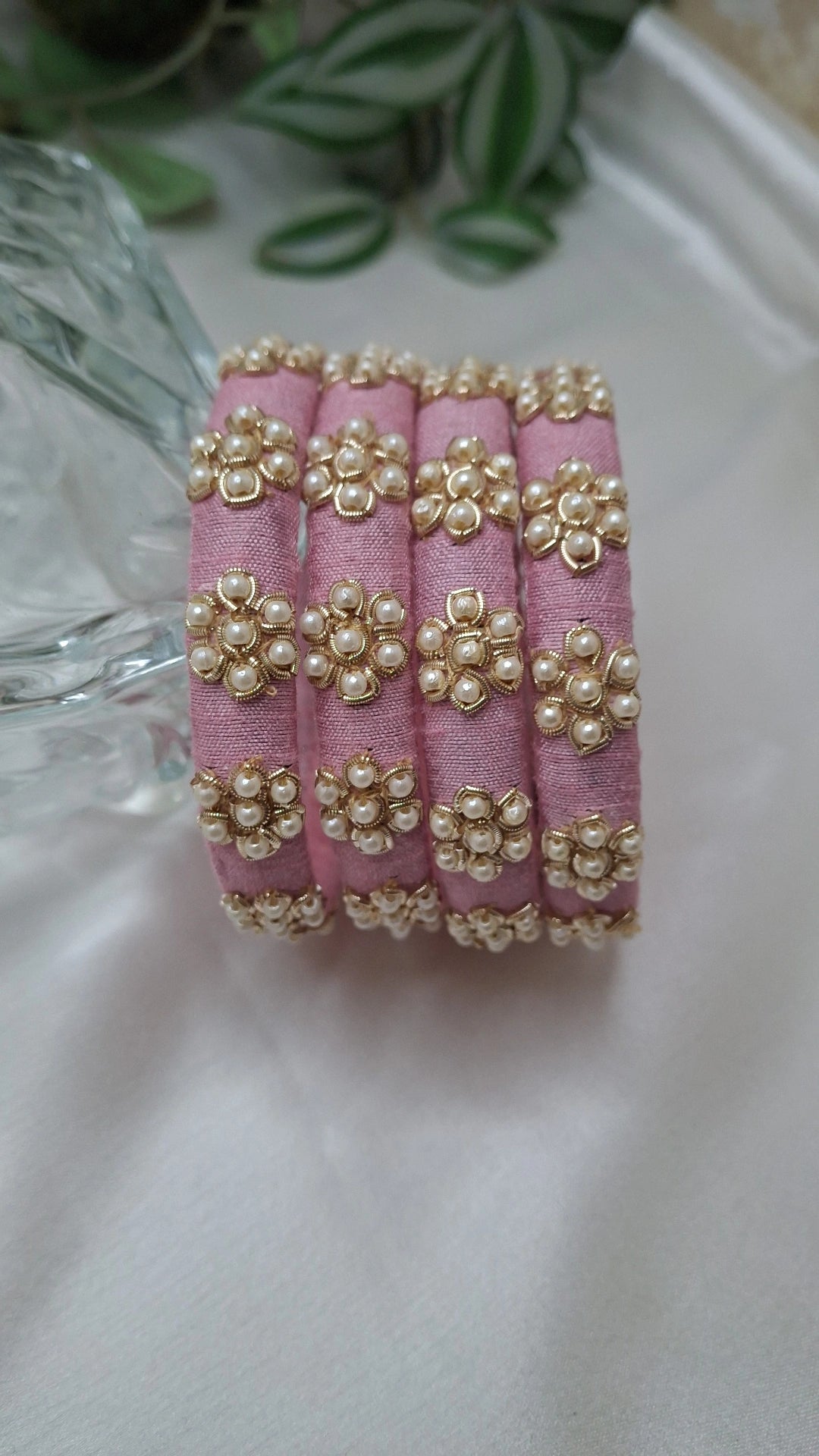 EVERGREEN PINK BANGLES
