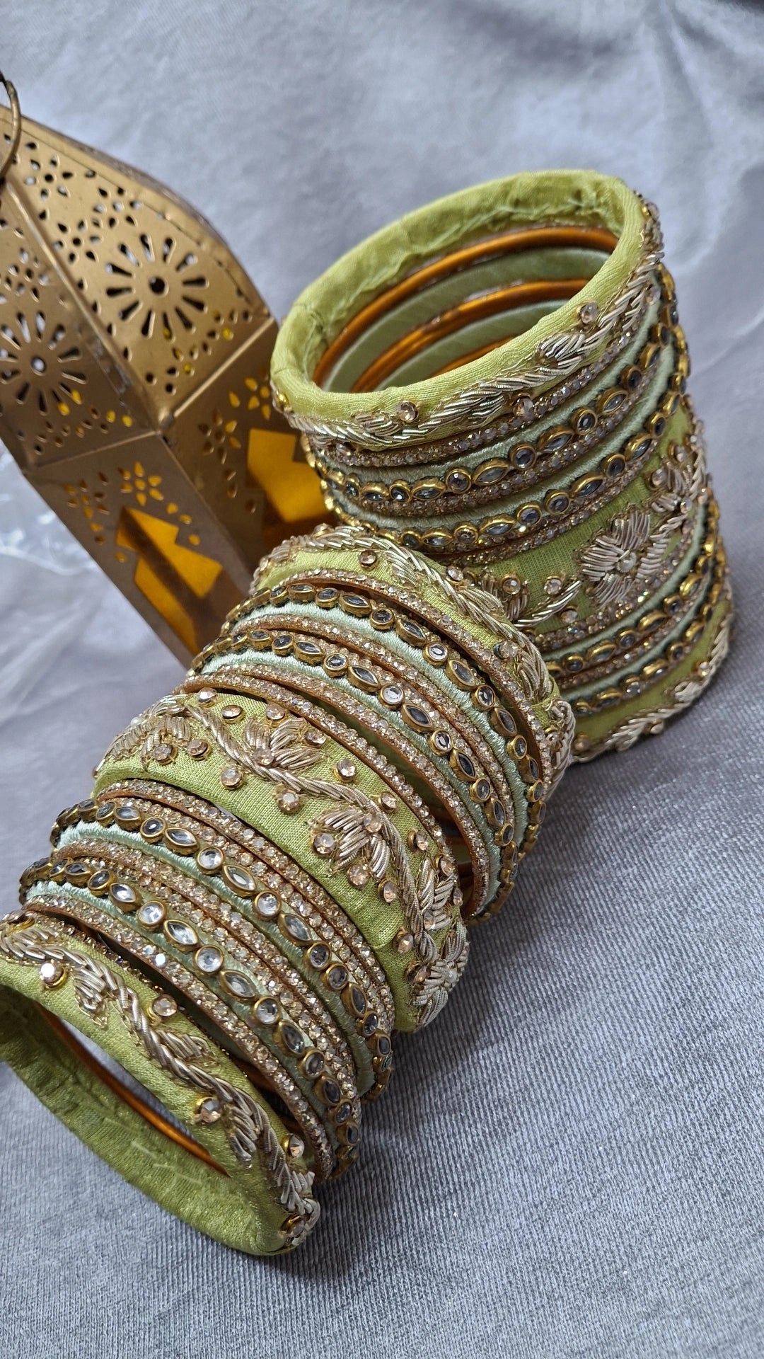 MAYUR 014 ZARDOZI BANGLES