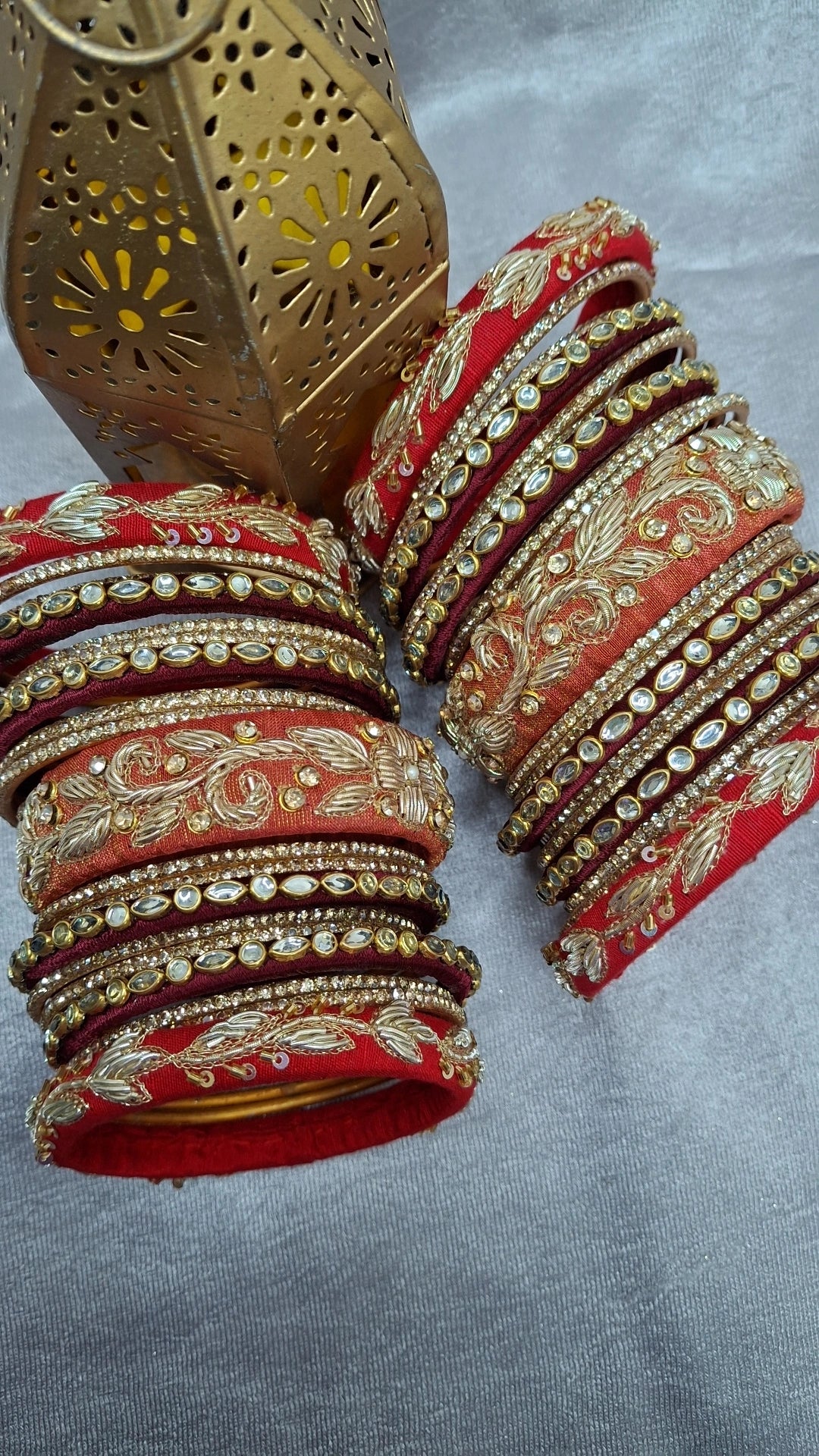 MAYUR 001 ZARDOZI BANGLES