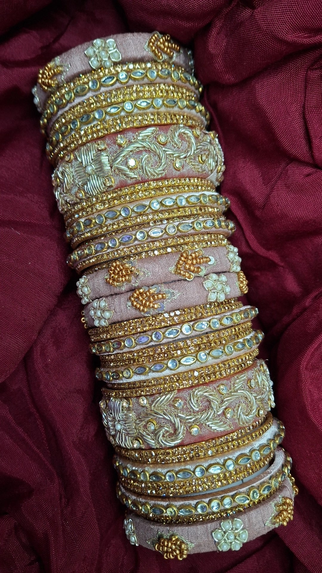 MAYUR 003 ZARDOZI BANGLES