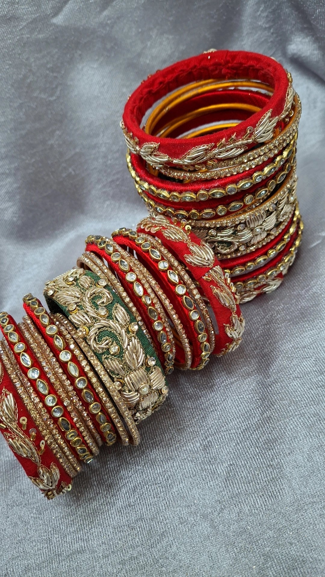 MAYUR 013 ZARDOZI BANGLES