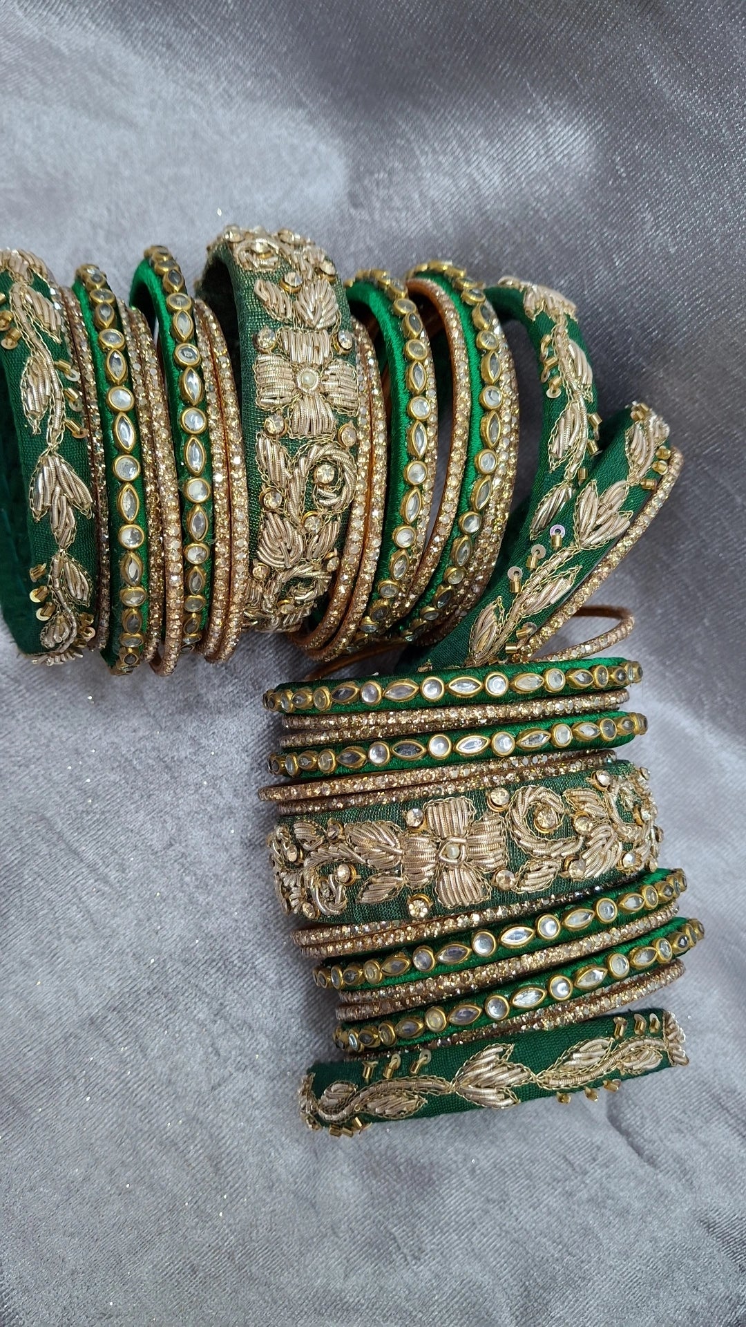 MAYUR 006 ZARDOZI BANGLES