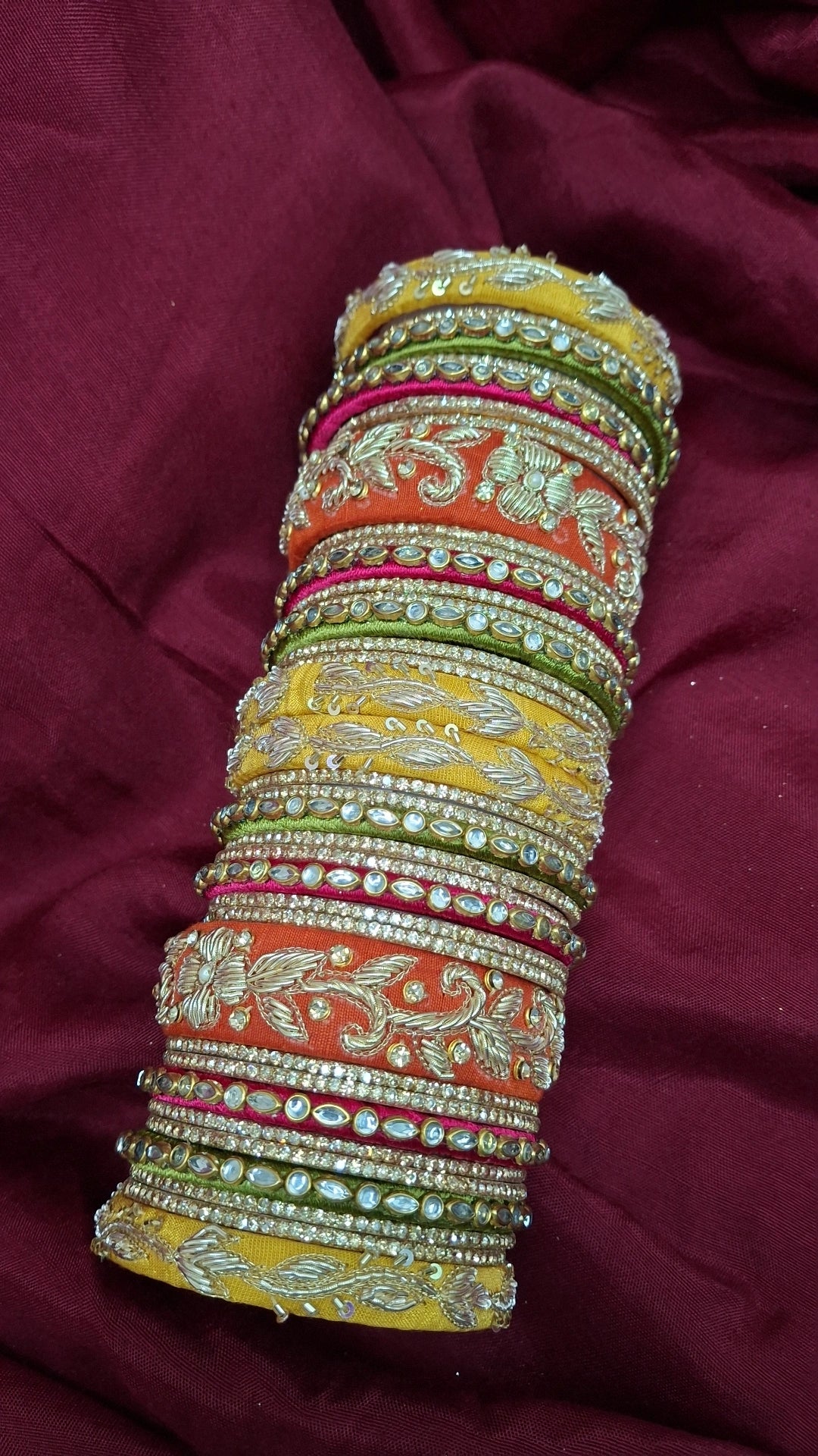 MAYUR RANGEELA ZARDOZI BANGLES