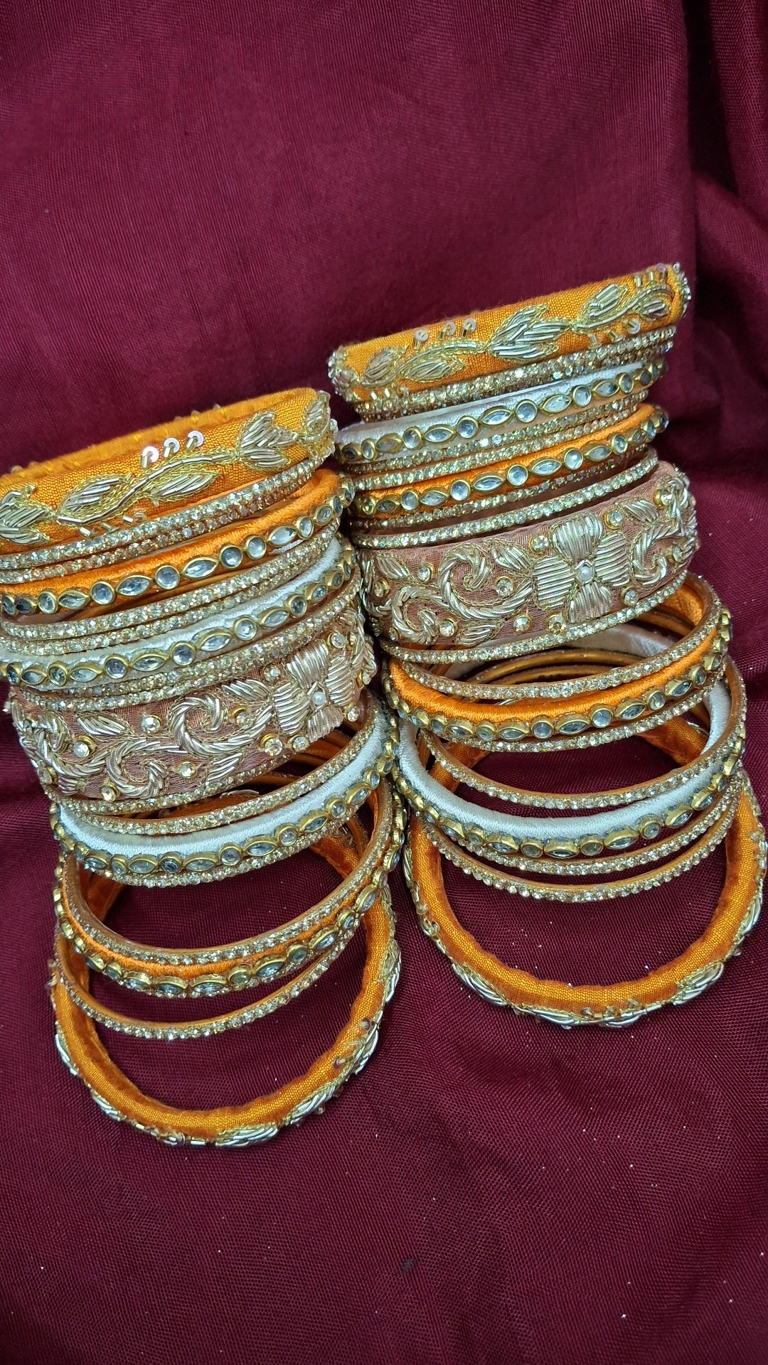 MAYUR 010 ZARDOZI BANGLES
