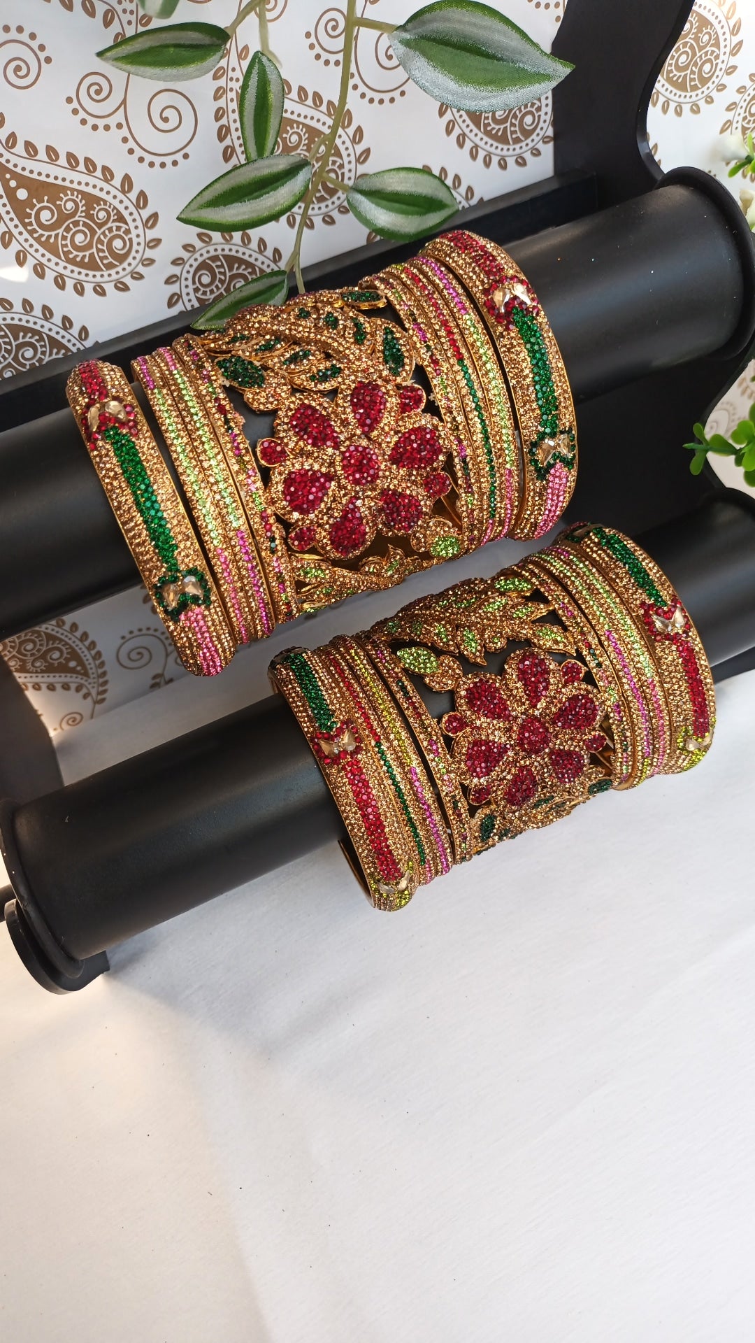 SHAHZADI CUTWORK BANGLES SET