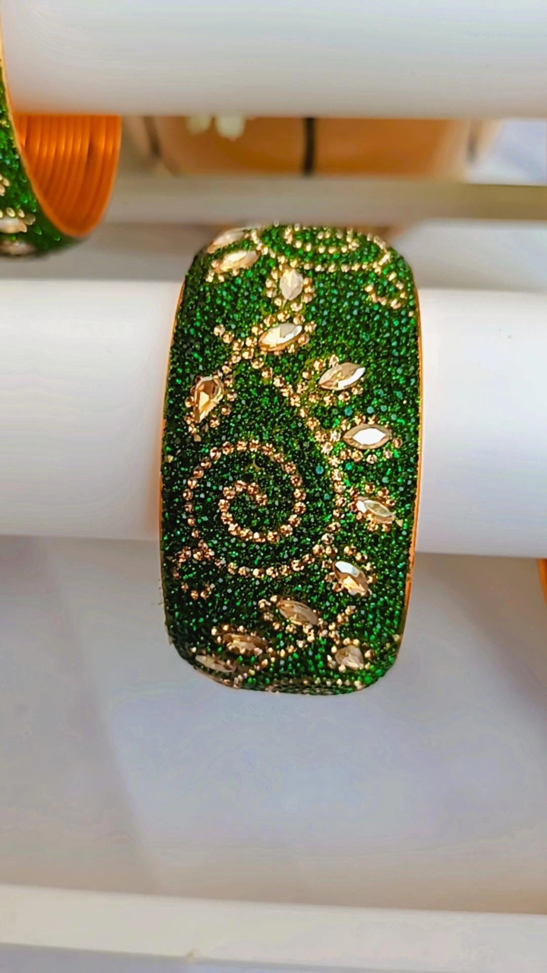 PREMIUM GREEN MAHARANI BRIDAL SET