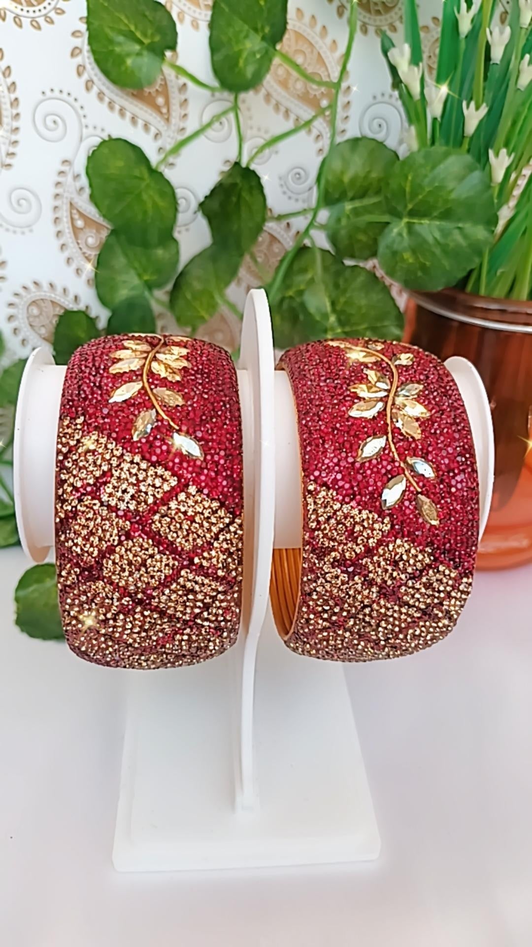 RED N GOLDEN NIZAMI KANGAN