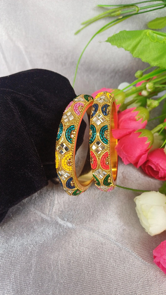 MULTICOLOR MOUNI FESTIVE BANGLES