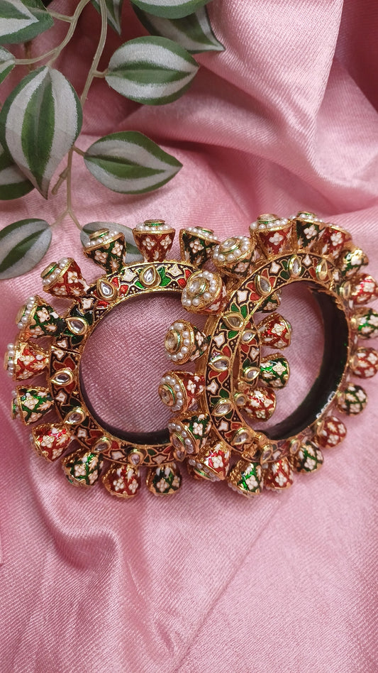 RAJWADI MEENAKARI ROYAL BANGLES