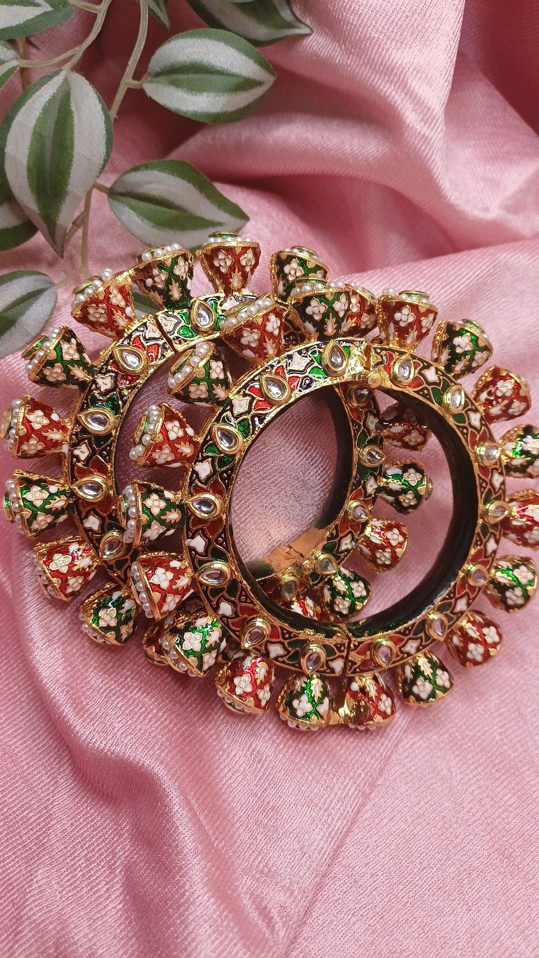 RAJWADI MEENAKARI ROYAL BANGLES