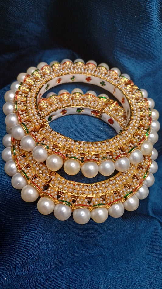 RAJWADI PEARL MAHARANI BANGLES