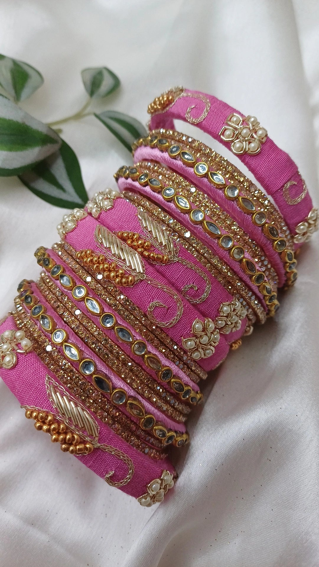 JASHN PINKY ZARDOZI BANGLES