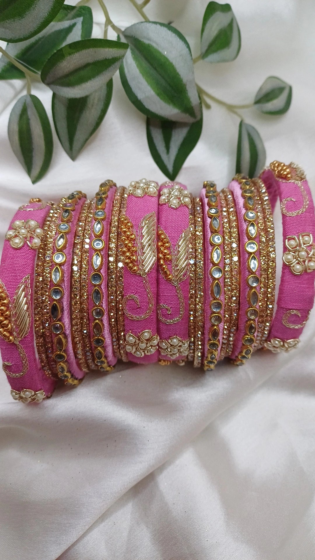 JASHN PINKY ZARDOZI BANGLES