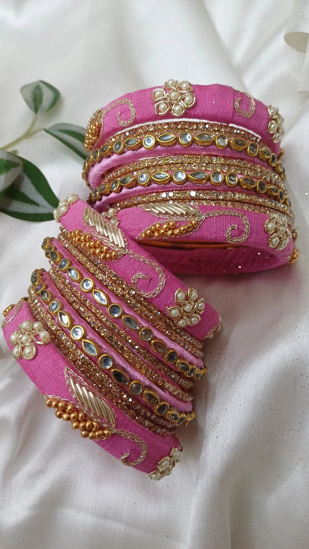 JASHN PINKY ZARDOZI BANGLES