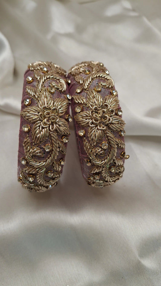 BABYPINK ZARDOZI KANGAN