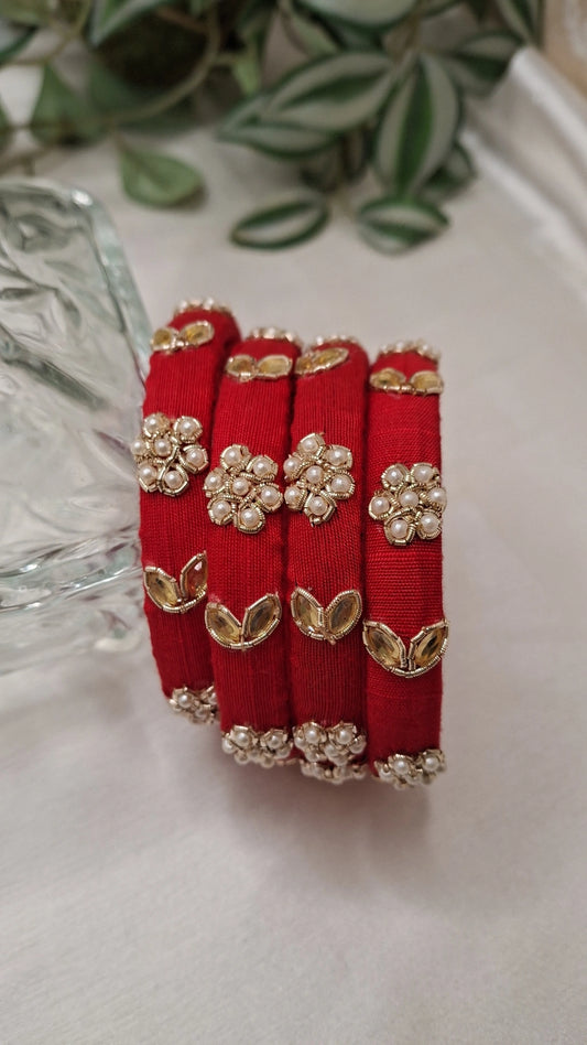 EVERGREEN RED BANGLES