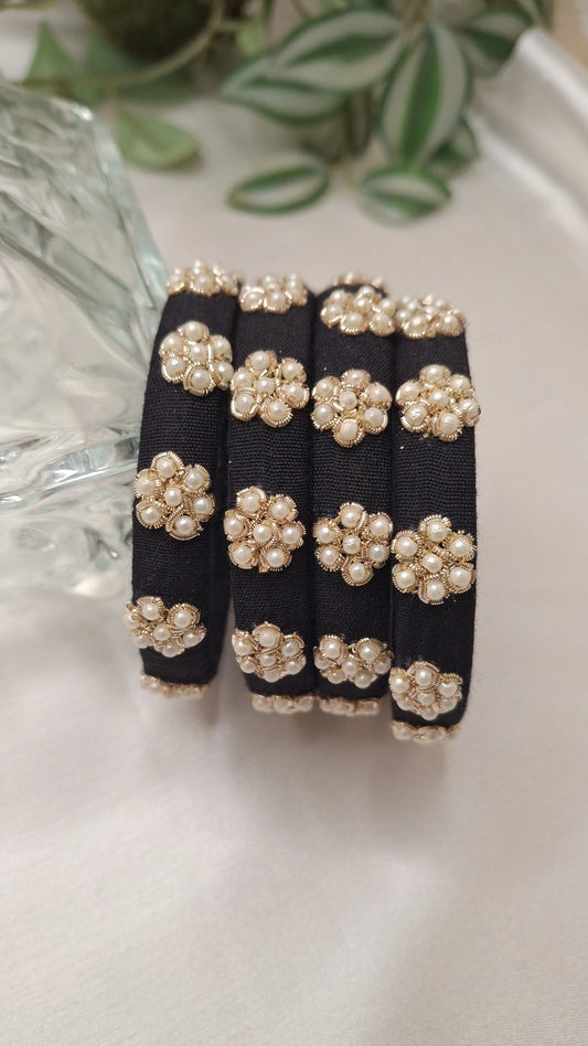 EVERGREEN BLACK BANGLES