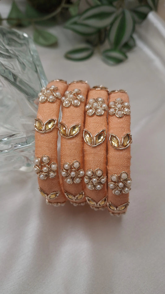 EVERGREEN PEECH BANGLES