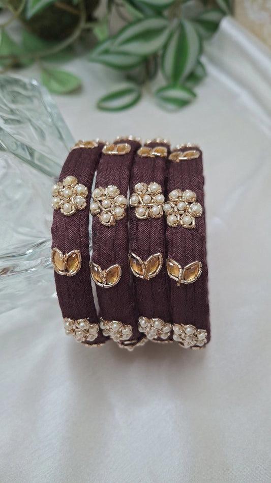EVERGREEN BROWN BANGLES