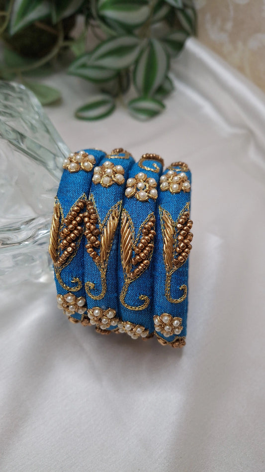 EVERGREEN BLUE BANGLES