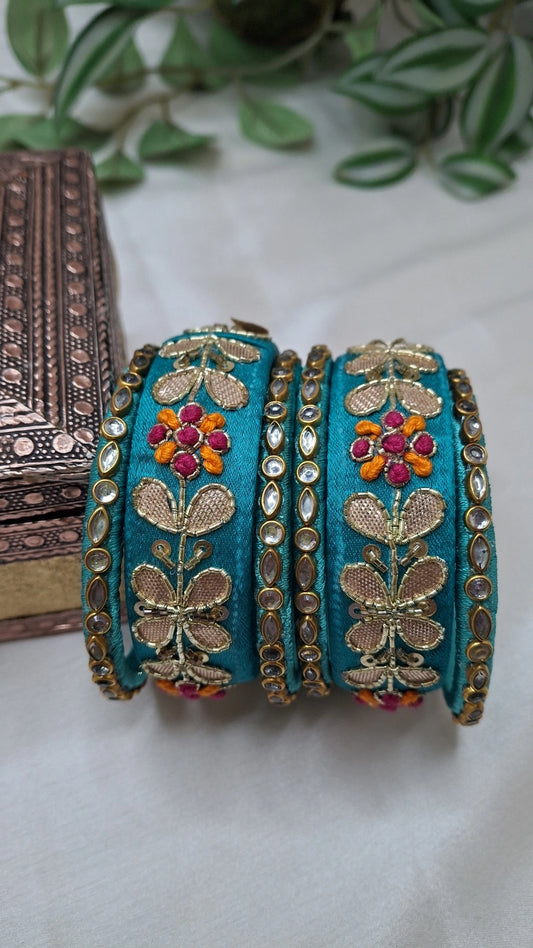 BLUE GOTA BANGLES