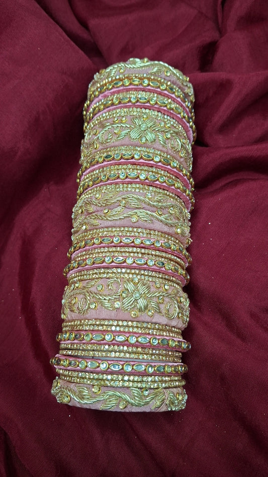 MAYUR 012 ZARDOZI BANGLES