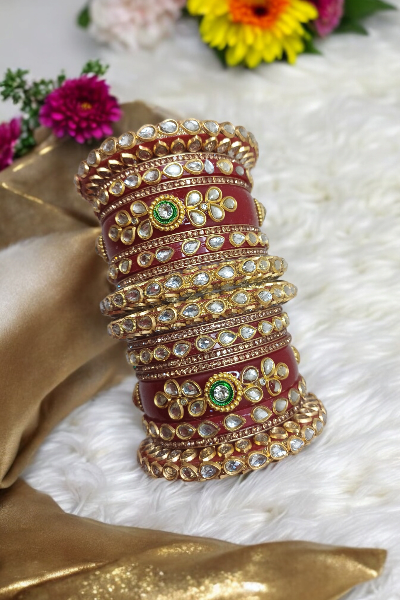 RED BRIDAL CHOODA SET