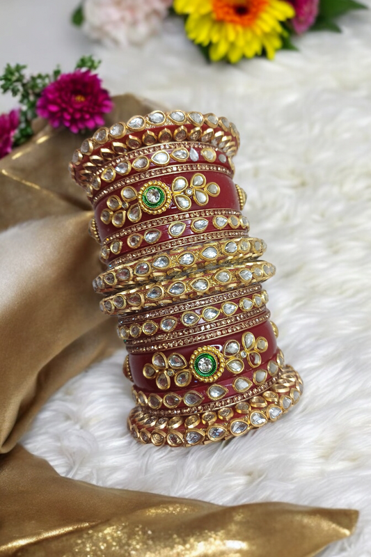 RED BRIDAL CHOODA SET