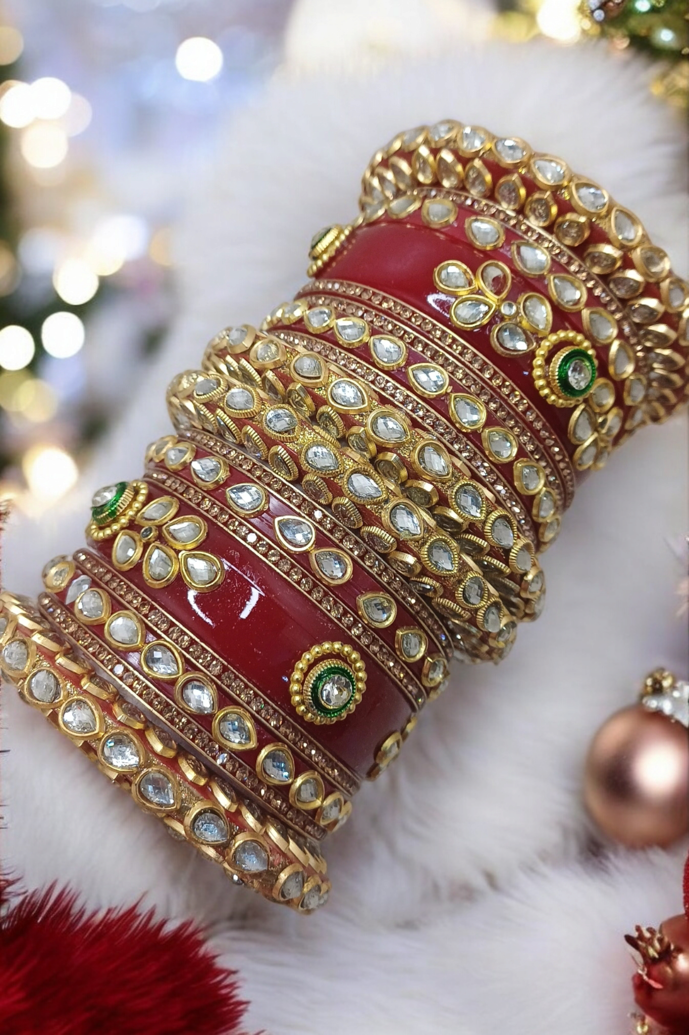 RED BRIDAL CHOODA SET
