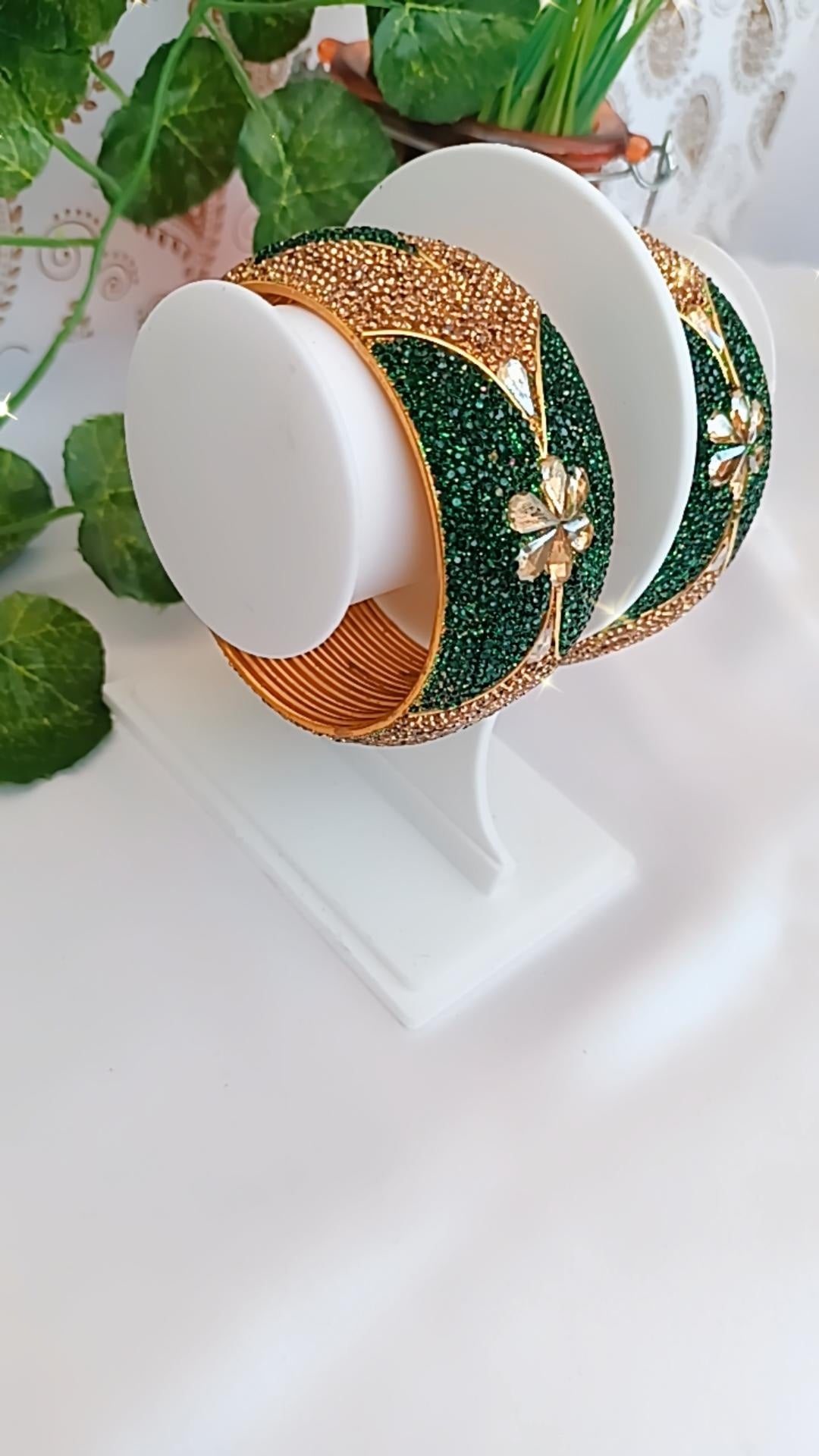 GREEN N GOLDEN NIZAMI KANGAN