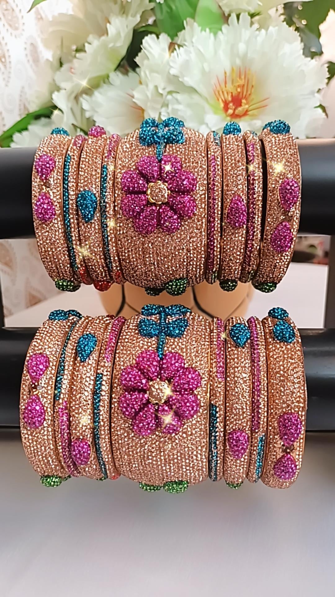 Traditional Hyderabadi Bangles  Elegant Pearls  Jewellery Collection