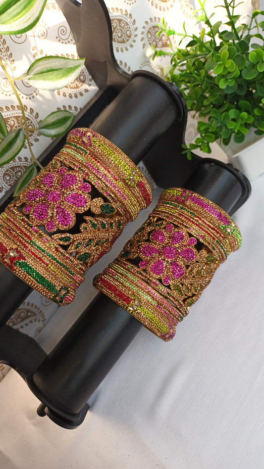 SHAHZADI CUTWORK BANGLES SET
