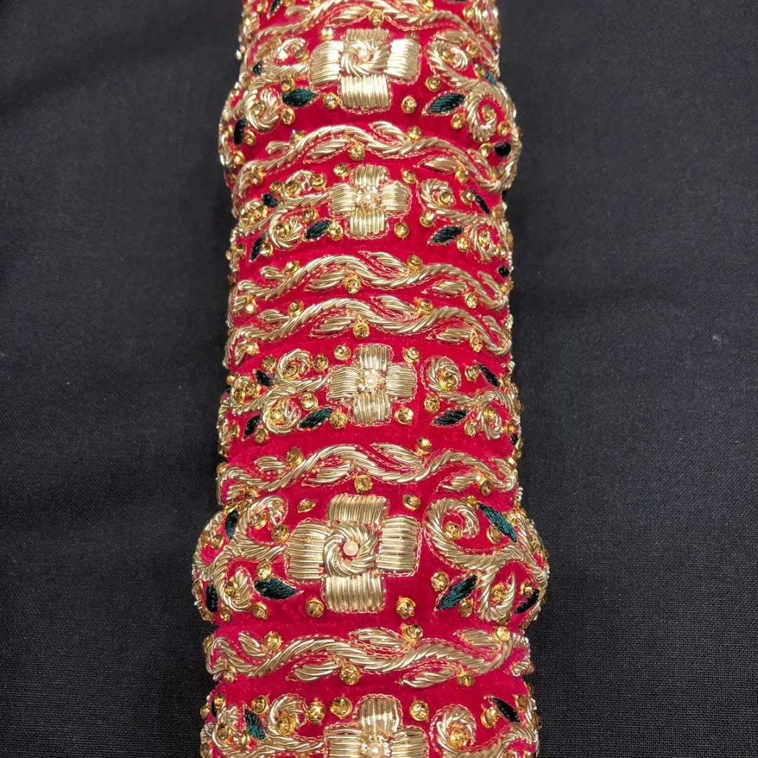 Zardosi discount work bangles