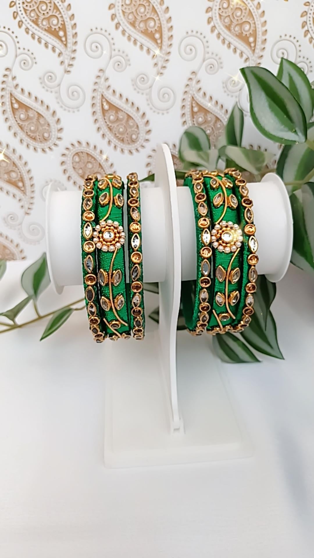 SILK THREAD FANCY BANGLES