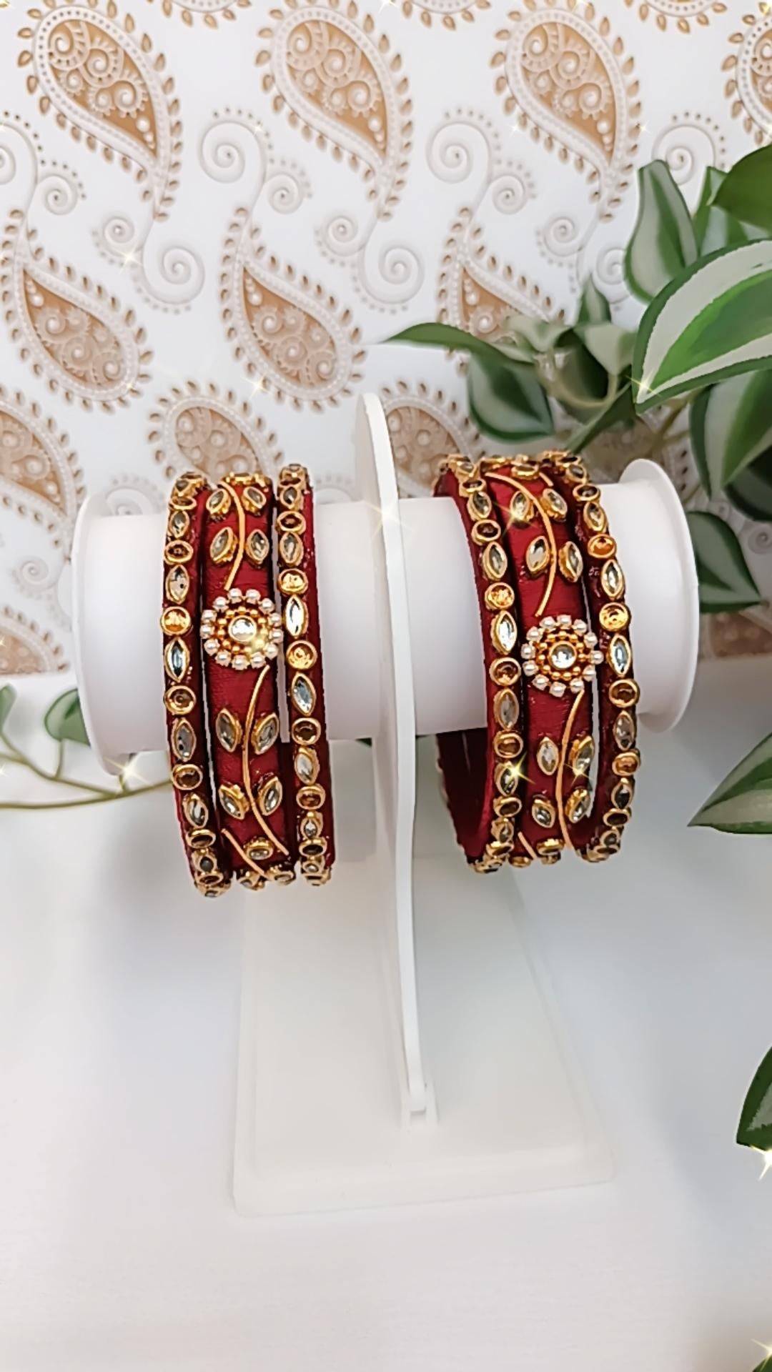 SILK THREAD FANCY BANGLES