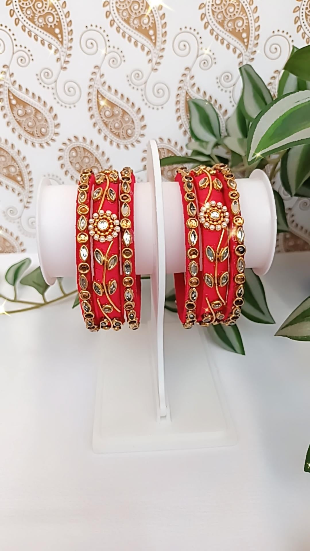 SILK THREAD FANCY BANGLES